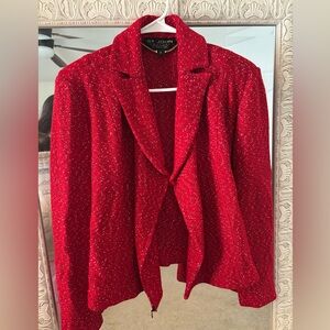 St John Red Women's Blazer